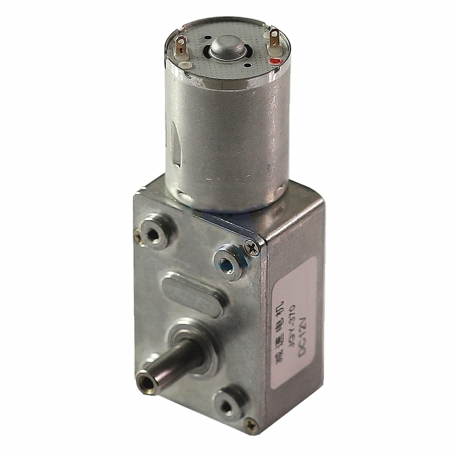 JGY-370 Moteur Réducteur DC 12V 100 Tr/min Turbo Vis Sans Fin - Couple Élevé Pour Bricolage