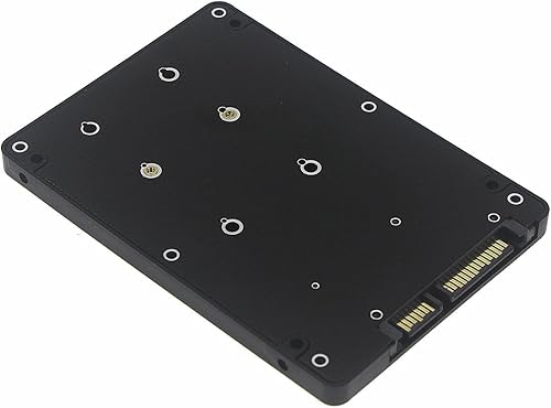 Mini PCI-E mSATA SSD a 2.5" SATA Tarjeta Adaptadora con Caso-Negro