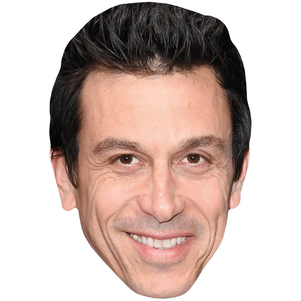 Toto Wolff (Smile) Celebrity Mask, Flat Card Face, Fancy Dress Mask