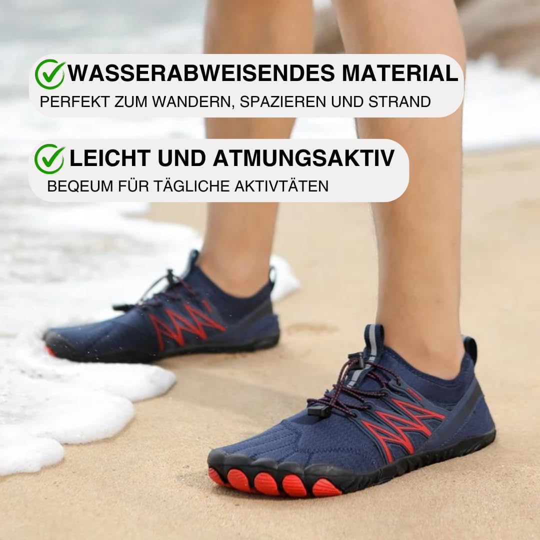 MEIION Pioneer Allround barfussschuhe Unisex Barfußschuhe Damen Herren, Schnell Trocknend Wasserschuhe, Weich Leicht Traillaufschuhe