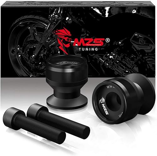 Miniatura 7 de MZS Carretes oscilantes de 0236in  Soporte deslizante CNC universal M6 negro compatible con YZF R1 R3 R6 R6S YZF600R FZ1 FZ6 FZ6R FZ8 FJ09 FZ09 FZ10