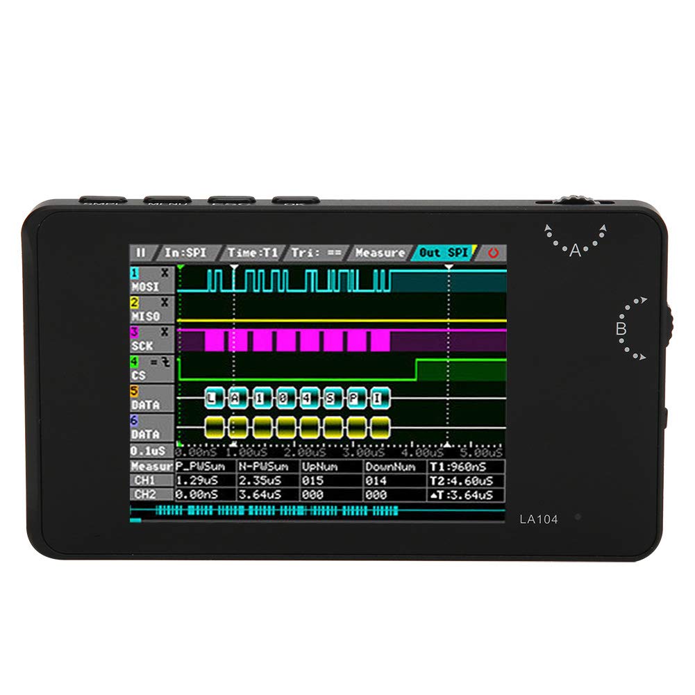 Portable Digital Logic Analyzer LCD Display 4 Channels Automotive Electronics