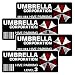 AZ House of Graphics Umbrella - Level 3 Hive Parking - 4 Pack Stickers