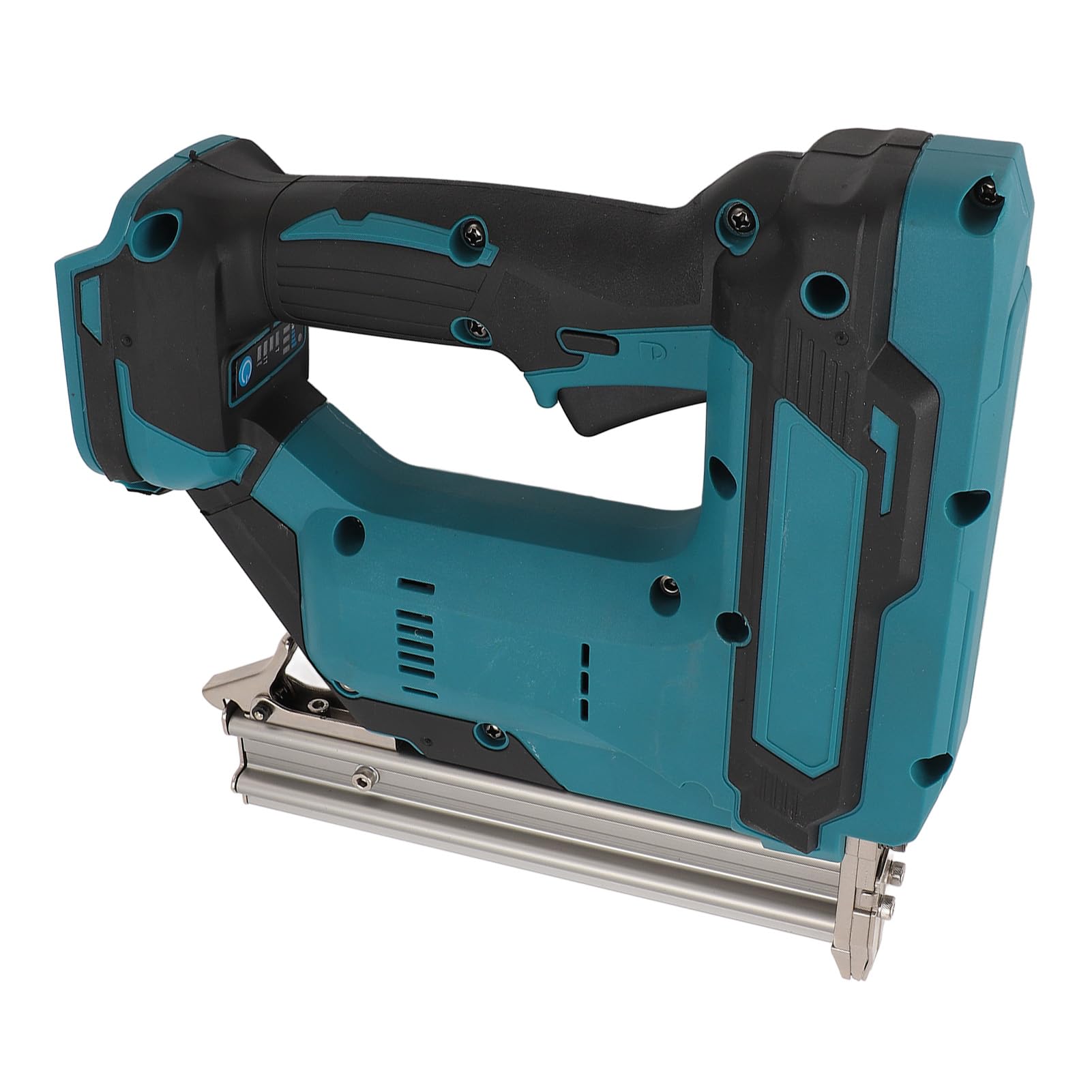 Chiodatrice Brad a Batteria, Graffatrice Elettrica per Chiodi 18 V Alimentata a Batteria, Impatto 0,4‑0,8 MPa, Regolazione della Profondità, Chiodi Dritti 10-30 Mm,