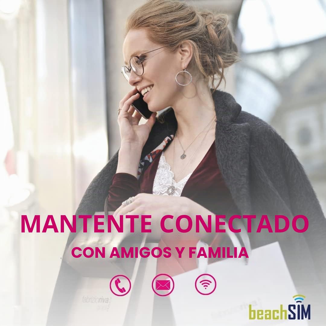 Tarjeta SIM USA por 15 días. Datos 5G ilimitados, Llamadas y SMS.Red T-Mobile. Compatible con iOS y Android.