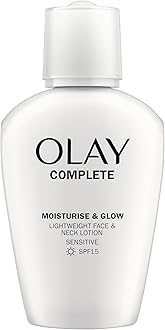 Complete Moisturise & Glow Face And Neck Lotion For Sensitive Skin With SPF15, For Beautiful, Healthy Glowing Skin In Just 1 Day, 100ml
