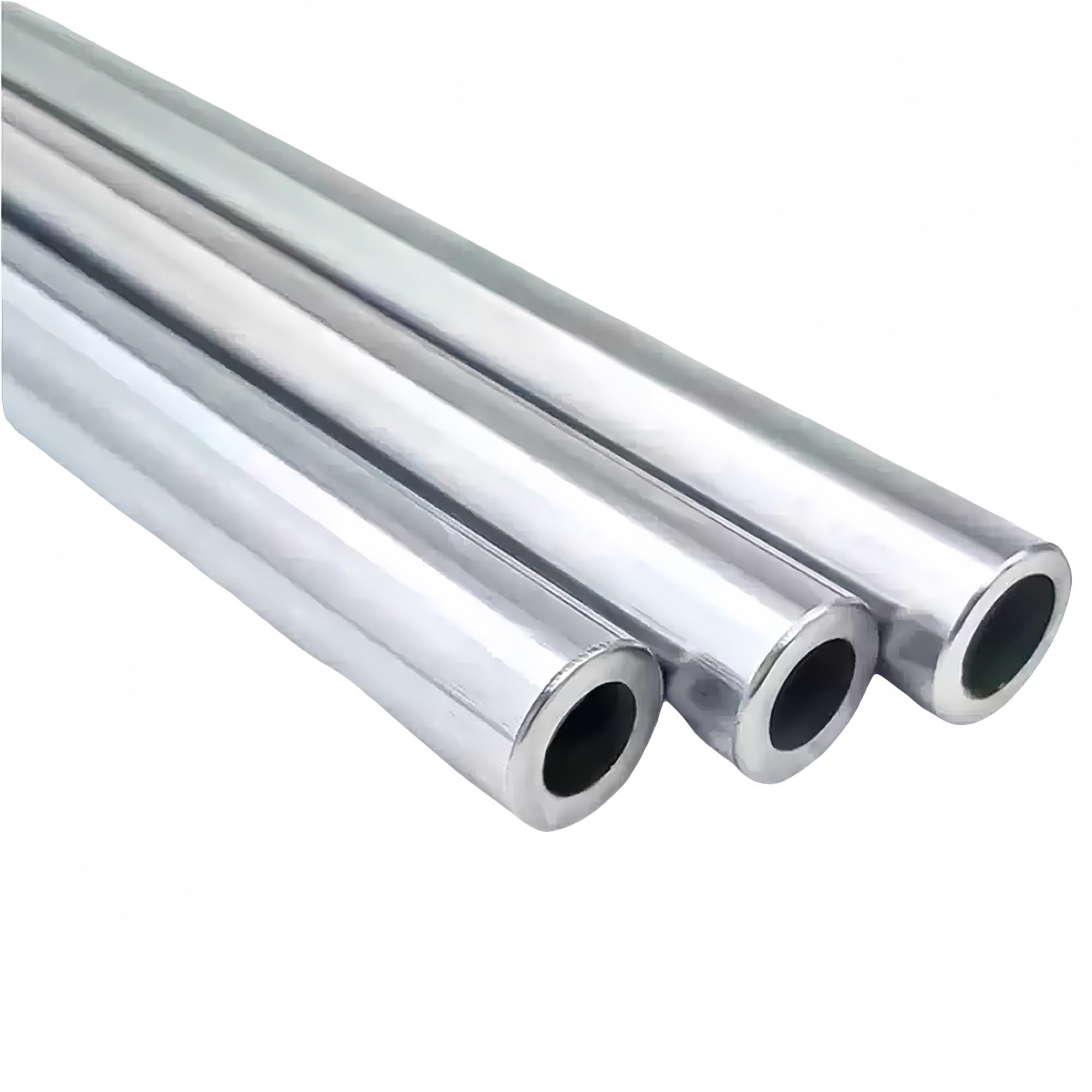 Tube rigide en cuivre métallique, refroidissement par eau, chromé TG12 TG14 TG16, tube creux en métal, longueur 49 cm, 1 pièce(14mm)