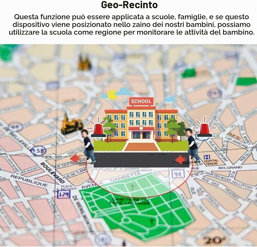 4G Micro Localizzatore GPS per Auto Tracciatore di Posizione in Tempo Reale Impermeabile e Magnete GPS Tracker per Auto Moto Bambini Anziani Peso-25g