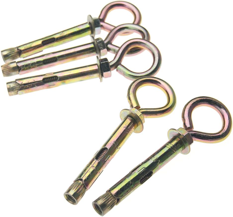 New 5 Pieces M6 EYE BOLTS SHIELD ANCHOR EXPANDING RAWL TYPE Amazon.co.uk DIY & Tools