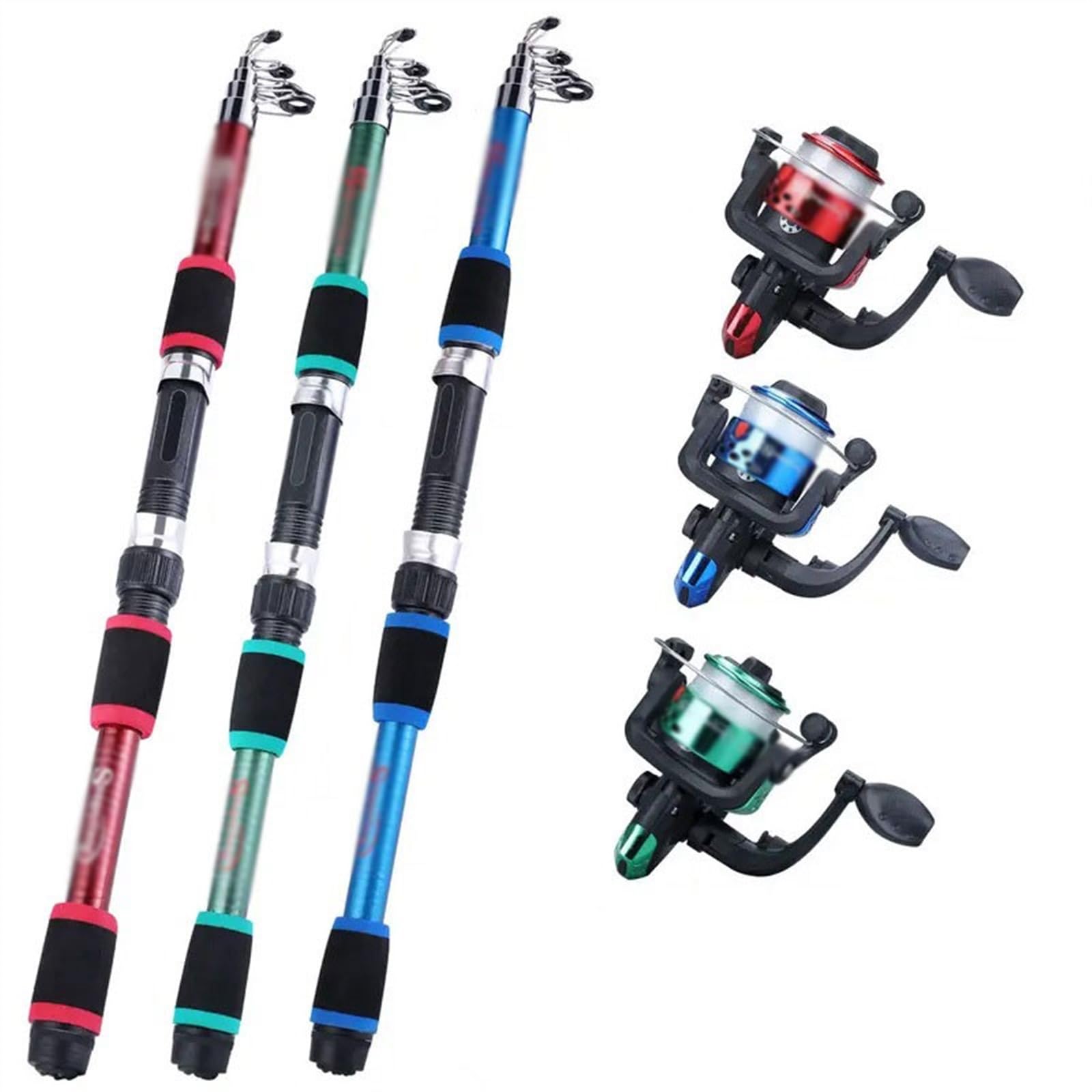 best bargain fishing rods – Fishing Pole Fishing Pole Set Full Kits with Telescopic Fishing Rod ...