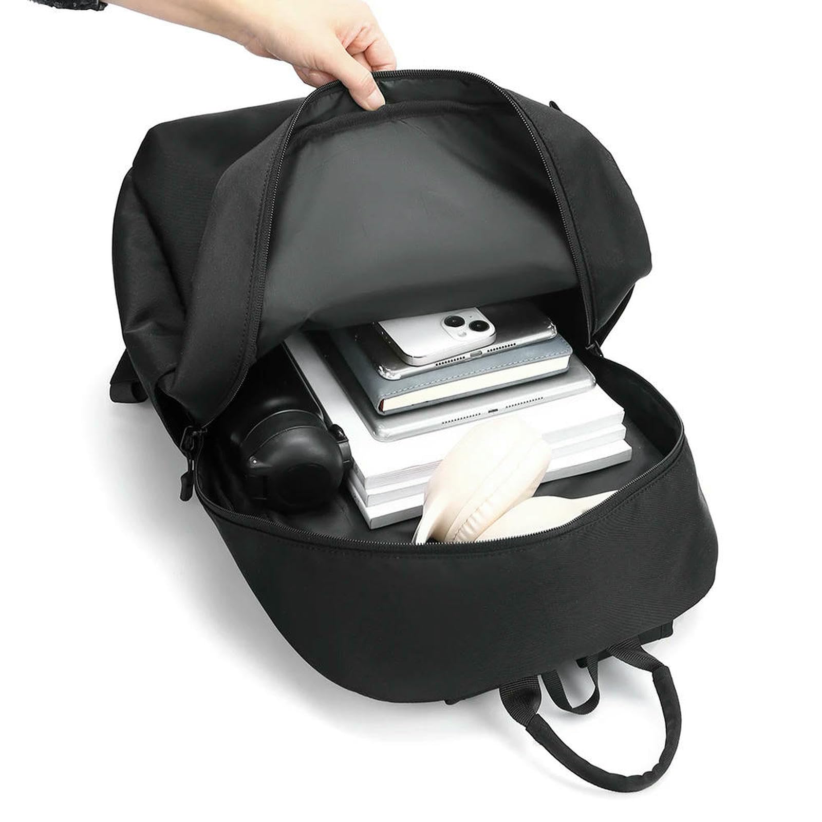 Plecak unisex biznesowy na co dzień - torba na laptopa z tkaniny Oxford o dużej pojemności, trwała, wodoodporna podróż