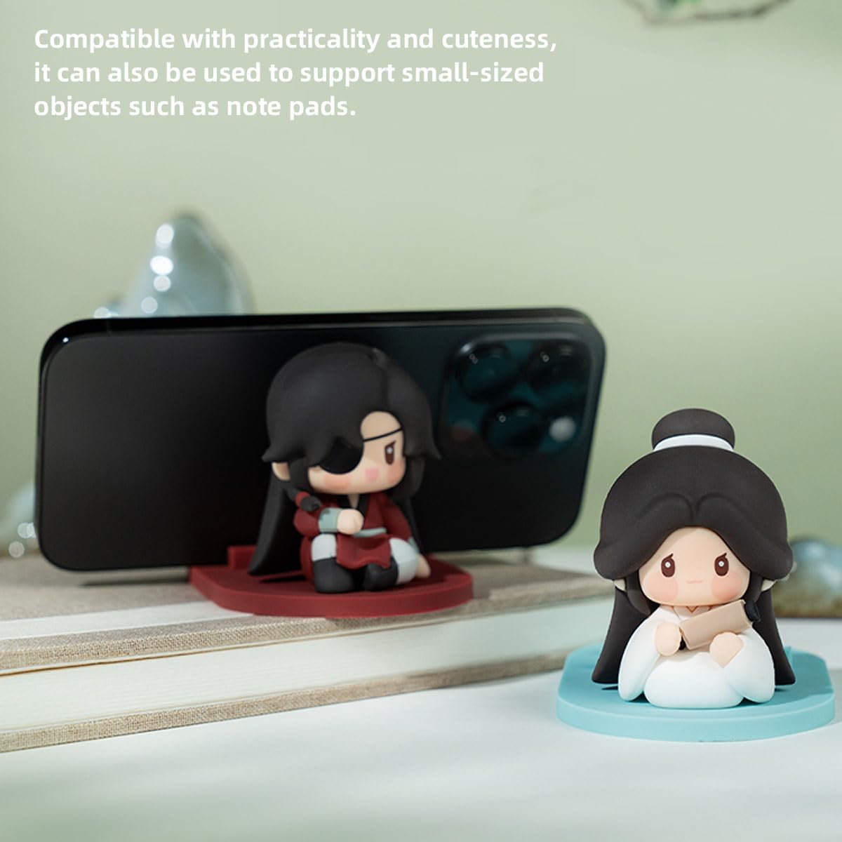 Heaven Official Blessing Cell Phone Holder Official Desktop Display Cute Figure Huacheng Xielian (Xie Lian)