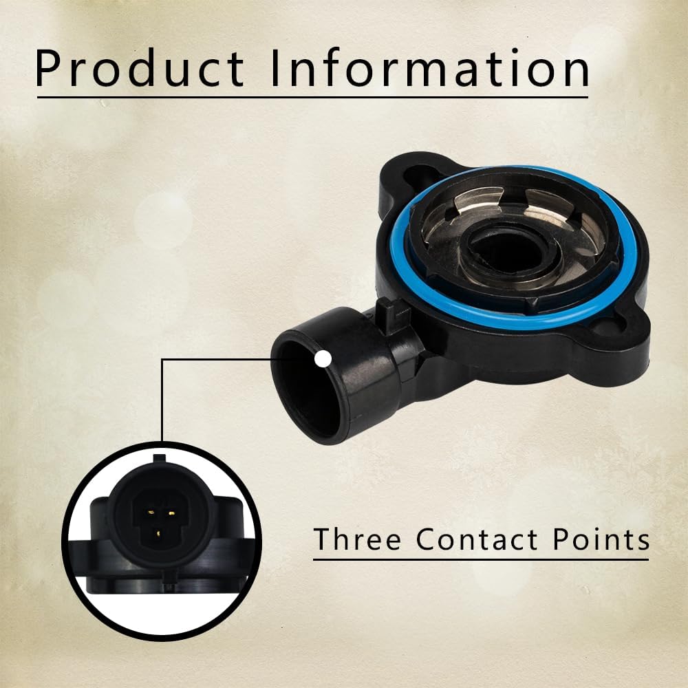 HAOBO Throttle Position Sensor, TPS Sensor Replaces #213-912, 17123852, 977-030 Compatible with Buick, Cadillac, Chevy, GMC, Isuzu, Pontiac, with Mercrusier Volvo Penta Mercury Marine Sterndrive
