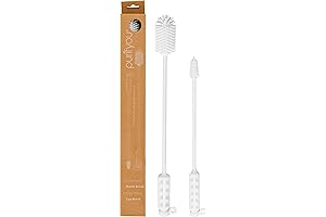 purifyou Platinum Flex Silicone Water Bottle Cleaner Brush with Long Handle