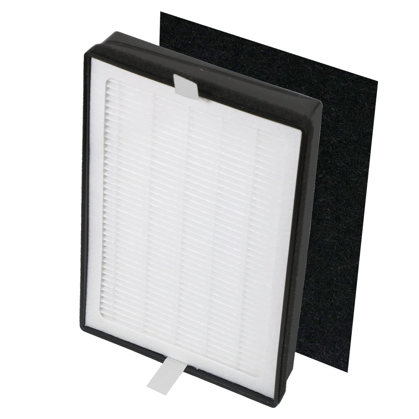Spares2go White, Black Lv-H126-Rf Type Hepa Filter Compatible With Levoit Lv-H126 Air Purifier + Odour Screen