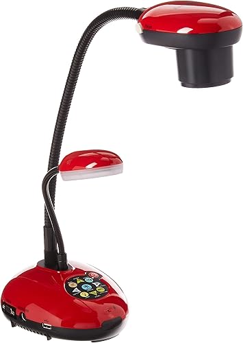 Lumens Cámara de documentos portátil DC193, sensor de imagen a color CMOS de 1/3, resolución de salida Full HD 1080p con 30fps, relación de zoom