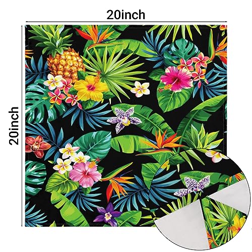 Set de 6 Servilletas de Tela con Flores Tropicales miniatura 2