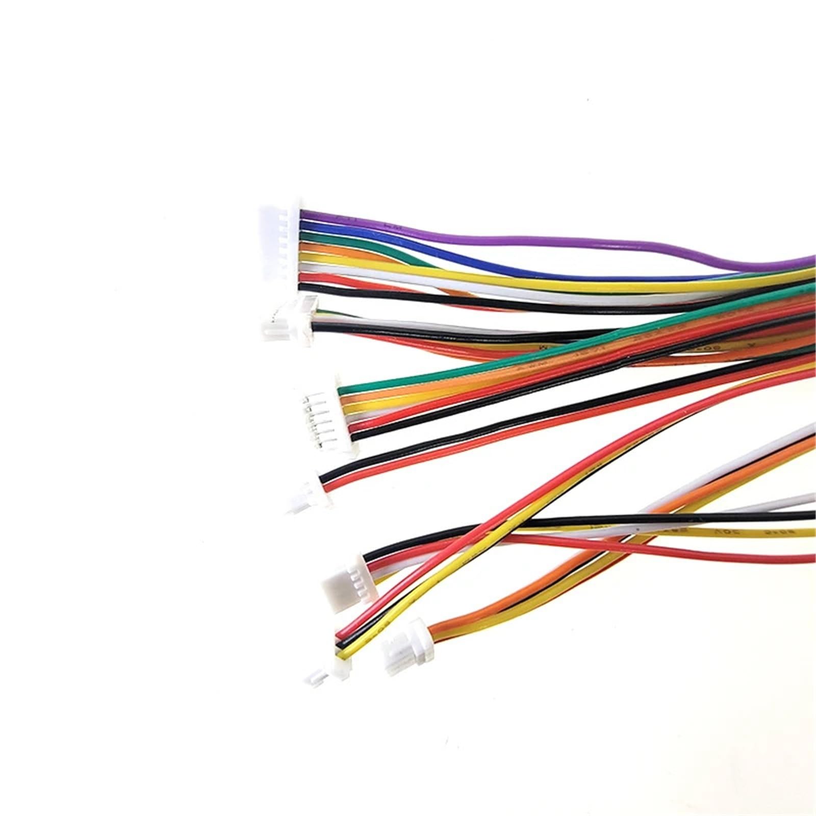 Mini JST SH 1.0mm Passo Femmina Presa Terminale Spina Connettore del Cavo 1mm 2 3 4 5 6 7 8 Pin 10CM 28AWG Cavi Elettronici