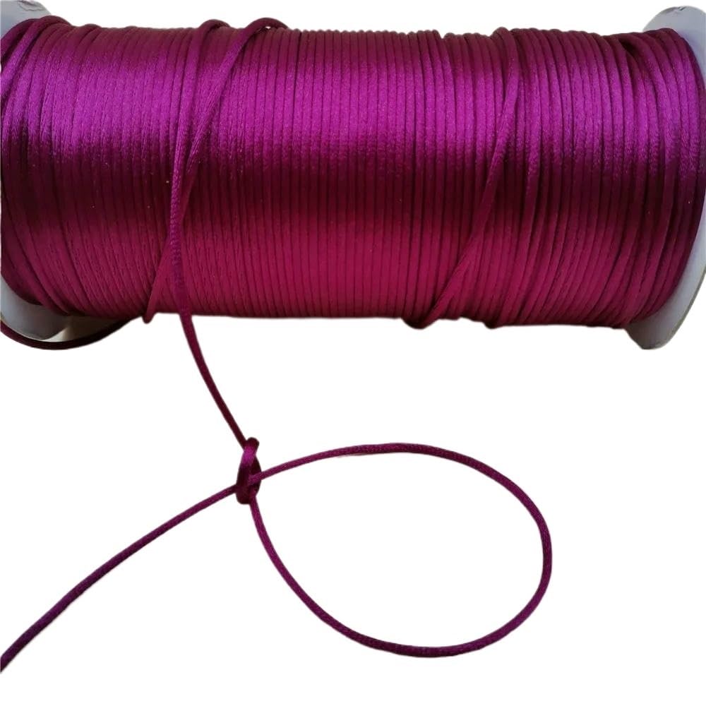 Sznurki do koralików, 2mm Braided Macrame Cord Multicolor 10-225m