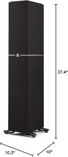 Miniatura 9 de Definitive Technology Dymension DM40 - Altavoz de torre delgado, matrices bipolares ajustables, (4) woofer de rango medio de 4.5 pulgadas y tweeter,