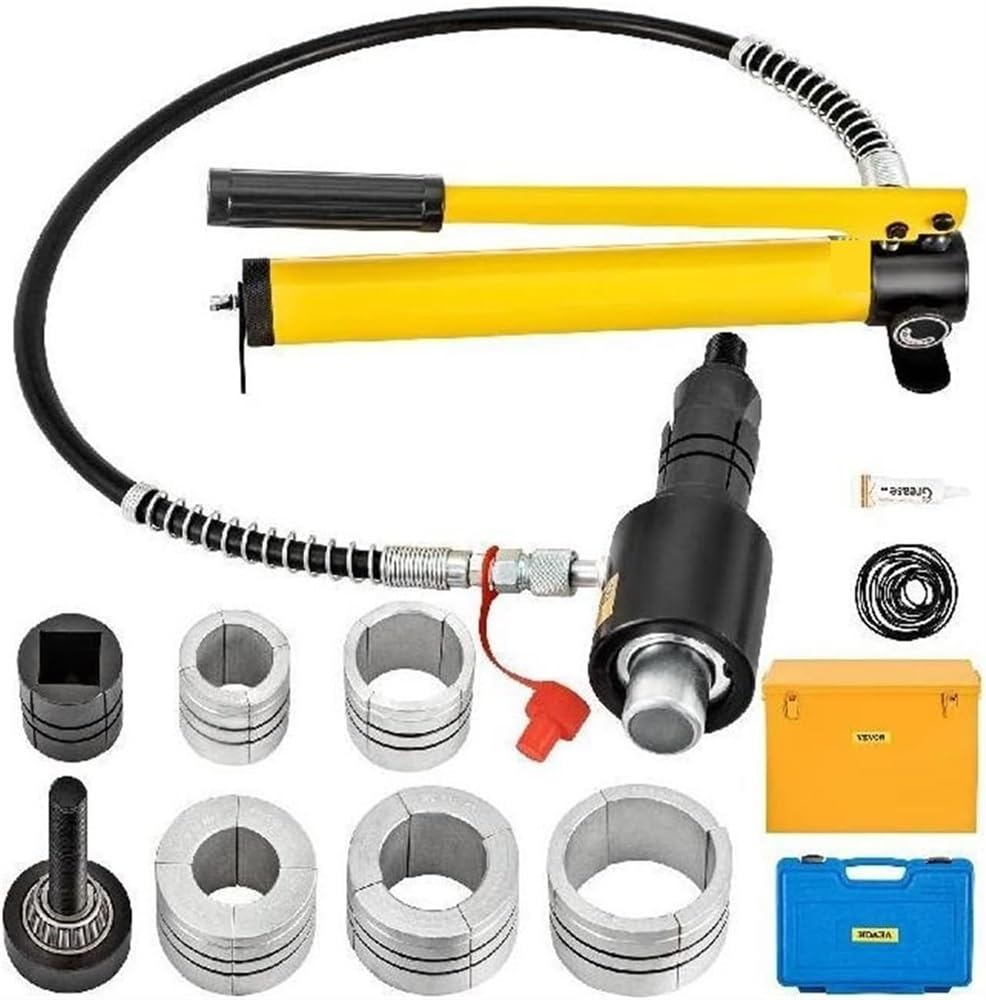 Kit espansore Idraulico per Tubi di Scarico da 1-5/8 a 4-1/4 Pollici, Set di Utensili per l'espansione di Tubi di marmitta per autoveicoli manuali da 10 tonnellate