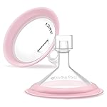 13mm Maymom MyFit Shields, Pano Series; Compatible with Medela Breast Pump- PersonalFit, Freestyle, Harmony, Maxi, Freestyle Flex Connector; Connect to Maymom Widemouth/Narrow Connector, 2pcs