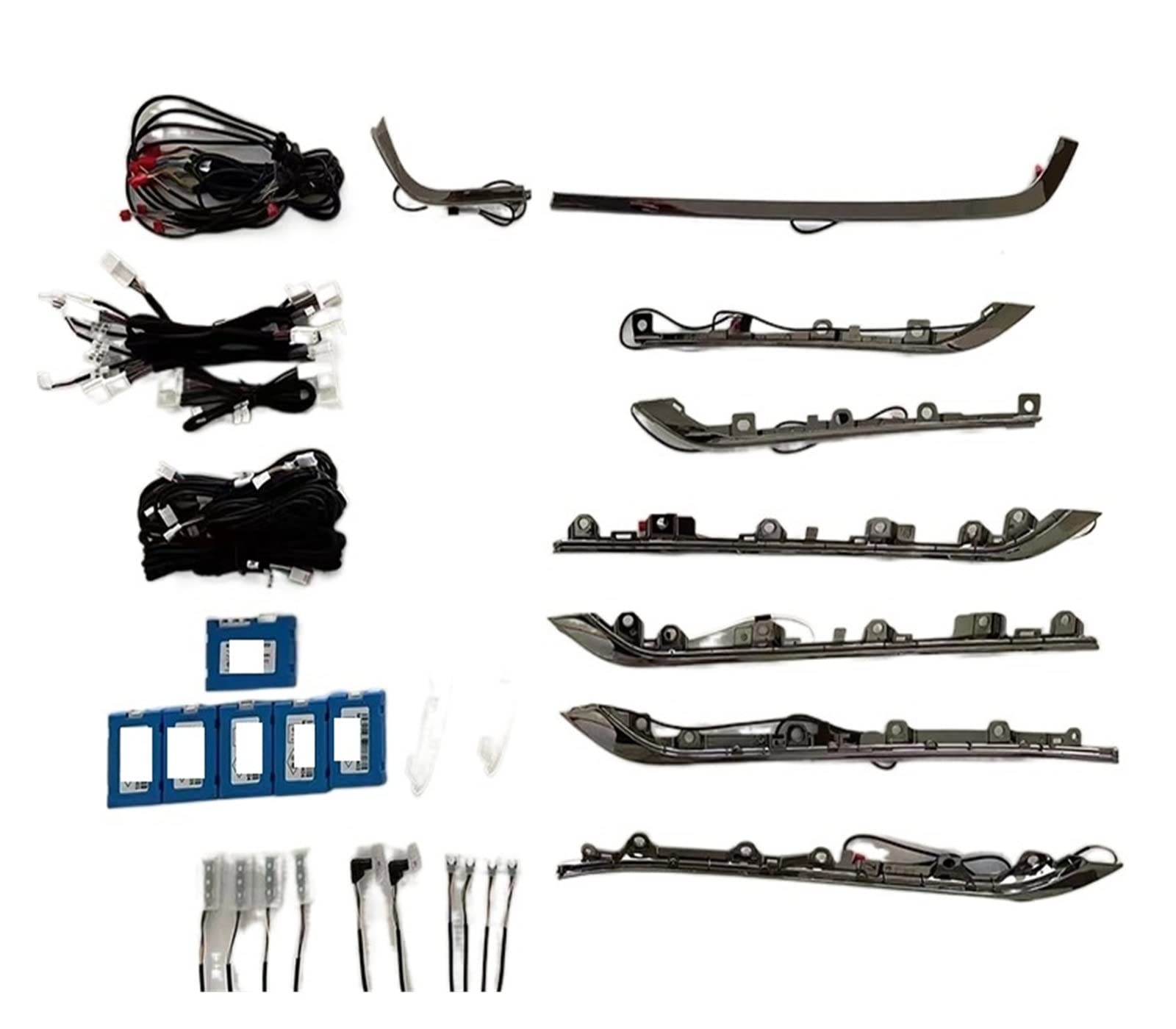 XCZPRKMXY Color High Bright Car Ambient Light Inter Full Set Led LHD/RHD Decorate Light Ambience Compatible with Toyota Vellfire Alphard Compatible with Lexus LM 64(for Alphard,LHD)