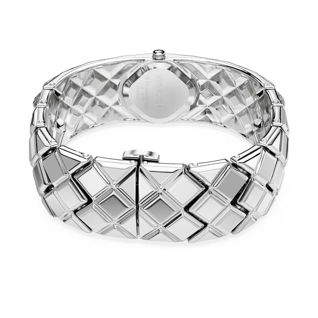 Swarovski Curiosa bransoletka kryształowa 572, srebrny odcień, stal nierdzewna, srebrna, klasyczna