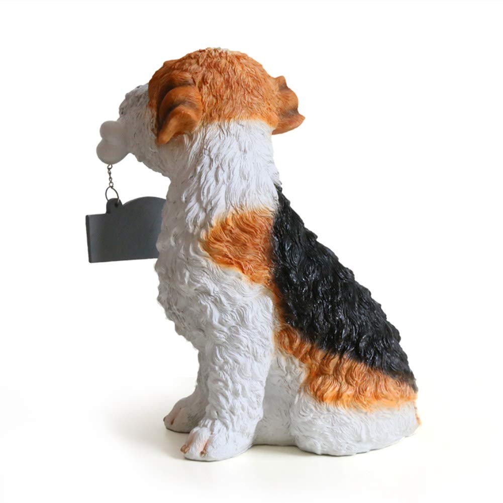 Sculpture d'animaux de jardin haut de gamme en forme de chien