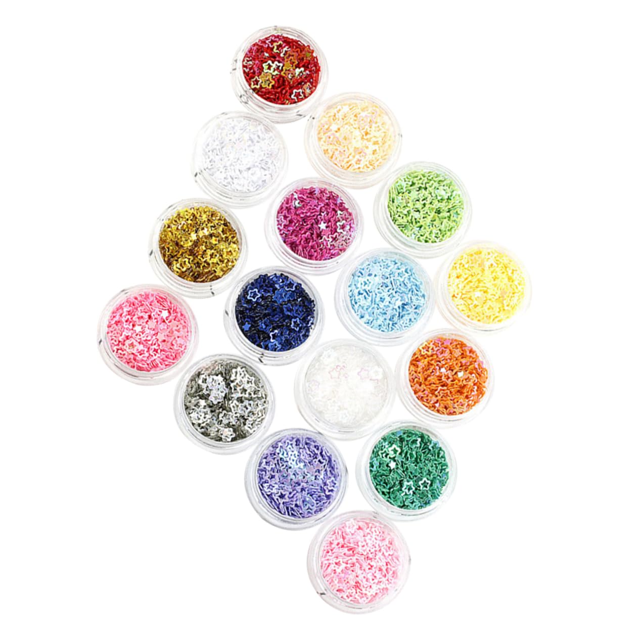 SOESFOUFU 16 Boxes Sequin Nail Art Accessories Glitter Flakes Nail Sequins for Nail Art Nail Glitter Nail Charms for Acrylic Nails Concert Accessories Rave Glitter Festival Makeup