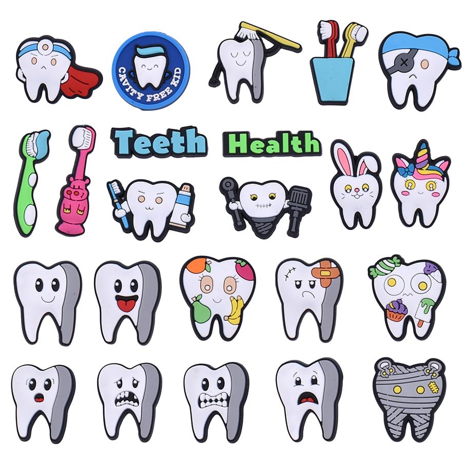 Ya en mundofriki.es: 24 Piezas Accesorio para Zapatos de Dibujos Animados, Encantos de Zapatos con Tema Médico, Pins para Dentista, Zapatos Decoraciones DIY, Shoe Charms de PVC, Aplicar para Niños, Mujeres y Hombres