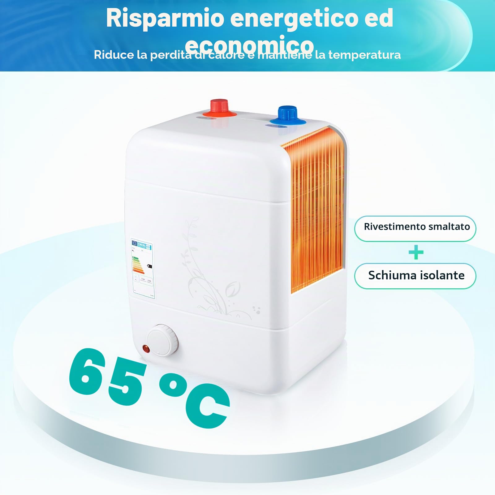Electric Hot Water Storage, scaldabagno, scaldabagno regolabile sotto i 30 – 75 ℃, per scuole, parrucchieri, cucine