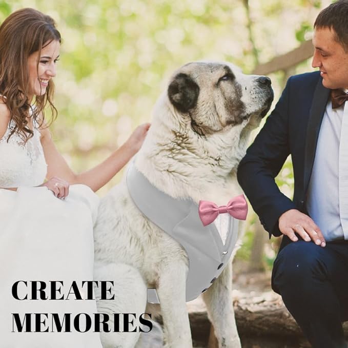 Traje de Tuxedo para Perro AVERYDAY con Corbata de Moño miniatura 6