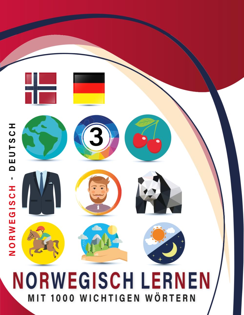 Norwegisch Lernen Mit 1000 Wichtigen Wörtern: Zweisprachiges Norwegisch – deutsch Bild- Und Vokabelbuch Für Kinder & Erwachsen