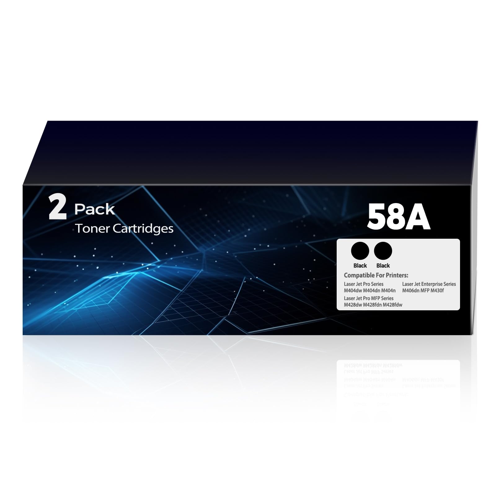58A Toner Cartridge Black Laser Jet Pro M404dw Enterprise M406dn Compatible for HP 58A CF258A Toner Cartridges Replacement Pro M404dw M406dn M404dn