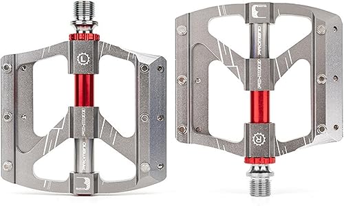 Pedales de bicicleta de montaña Pedales de bicicleta de aluminio CNC 3 rodamientos superficie ampliada ligera para bicicletas de carretera MTB