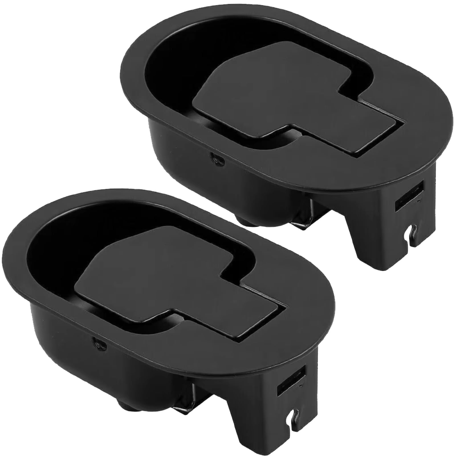 2PCS Recliner Chair Parts Universal Recliner Release Pull Handle Replacement Parts Aluminum Metal Couch Style Pull Chair Release Handle for Most Furniture Recliners and Sofas, Handle Only