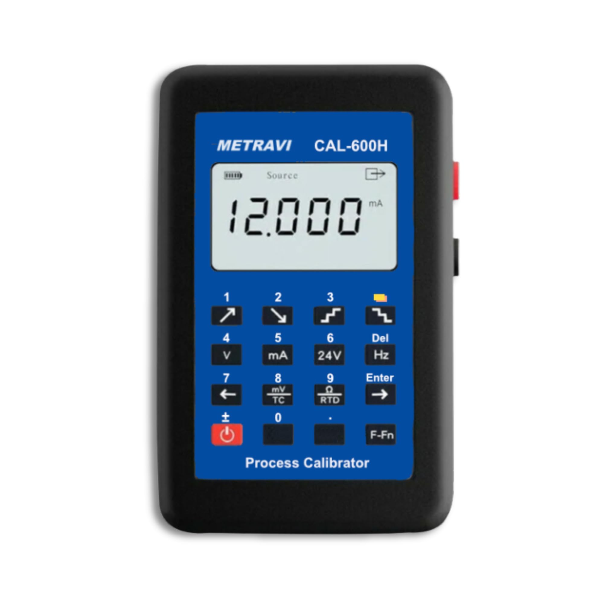 Metravi CAL-600H Multifunction Process Calibrator - High precision Signal Generator, Process Calibrator, Multimeter all-in-one. Output & Measurement for all thermocouples, Amps, Volts, Ω, Hz.-image-11