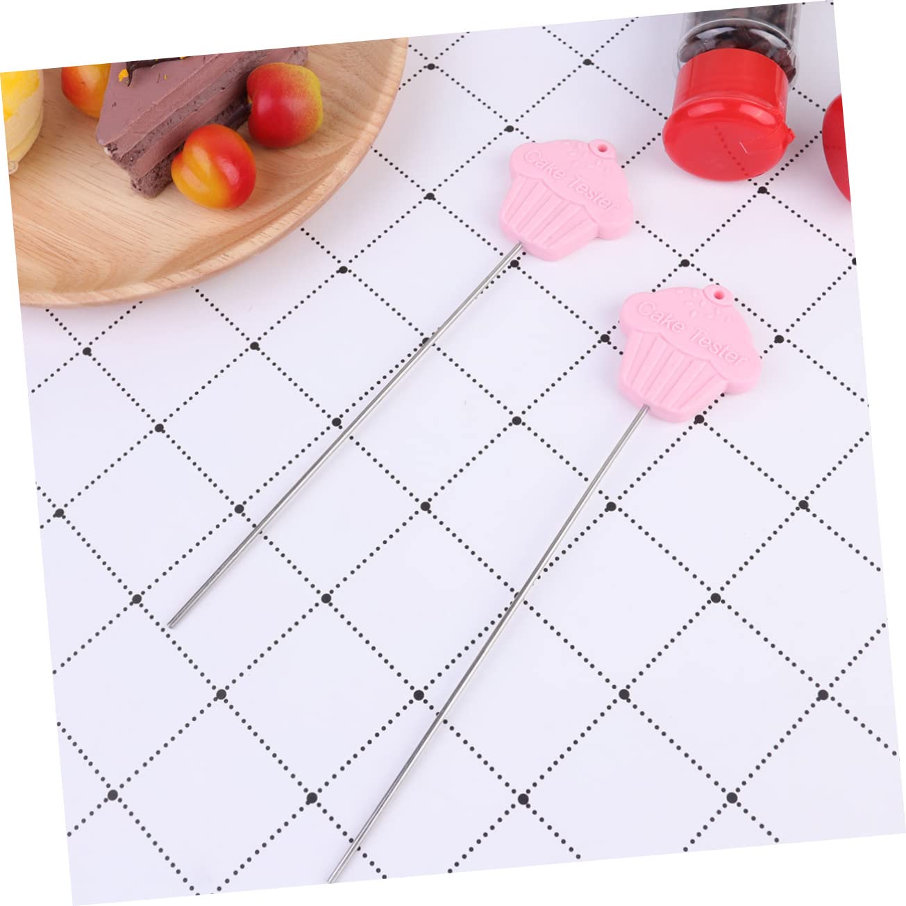 VINTORKY Stainless Steel Cake Tester Baking Tester Biscuit Stirring Pin Easy to Wash and Use