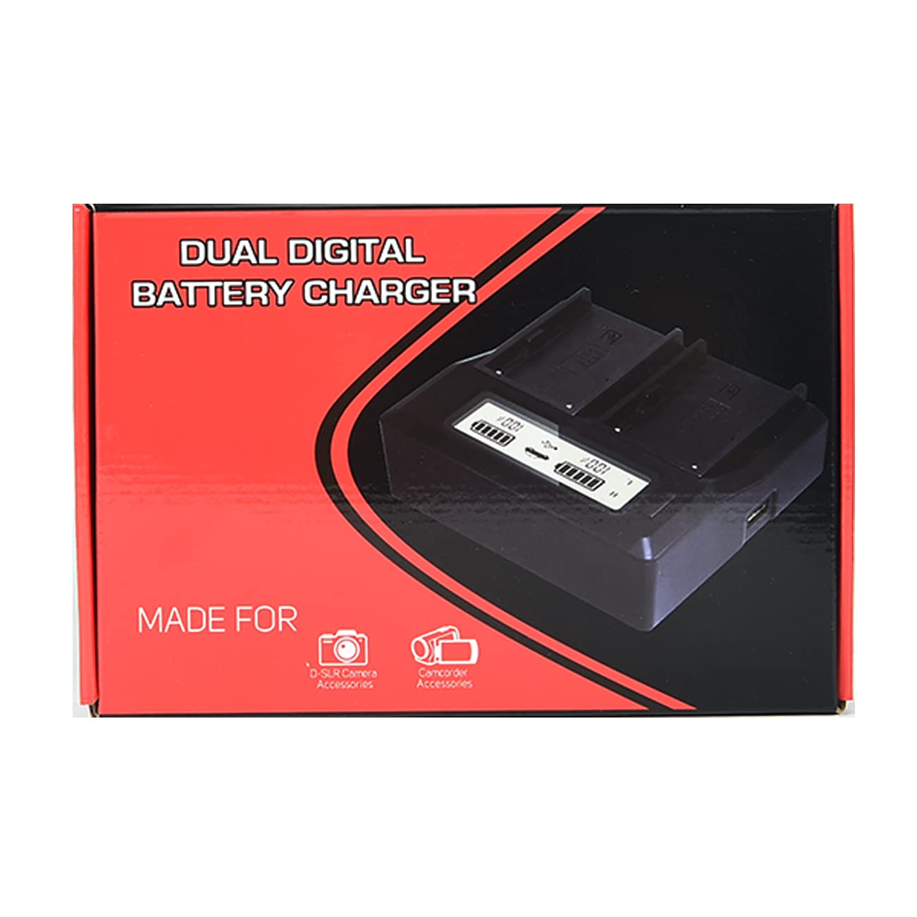 DSTE - Caricatore rapido da 1,5 A, doppio caricatore con display LCD, compatibile con fotocamera Nikon EN-EL18 EN-EL18d Z9 D4 D4S D800 D800E