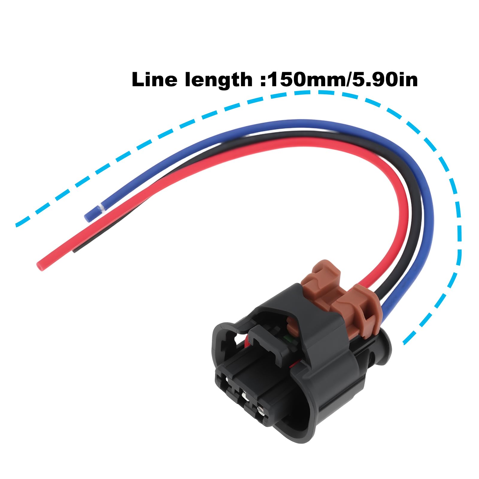Connettore Di Accensione A Bobina A 3 Pin Spina Di Cablaggio 13801763 Compatibile Con Peugeot Compatibile Con Citroen 15 Cm