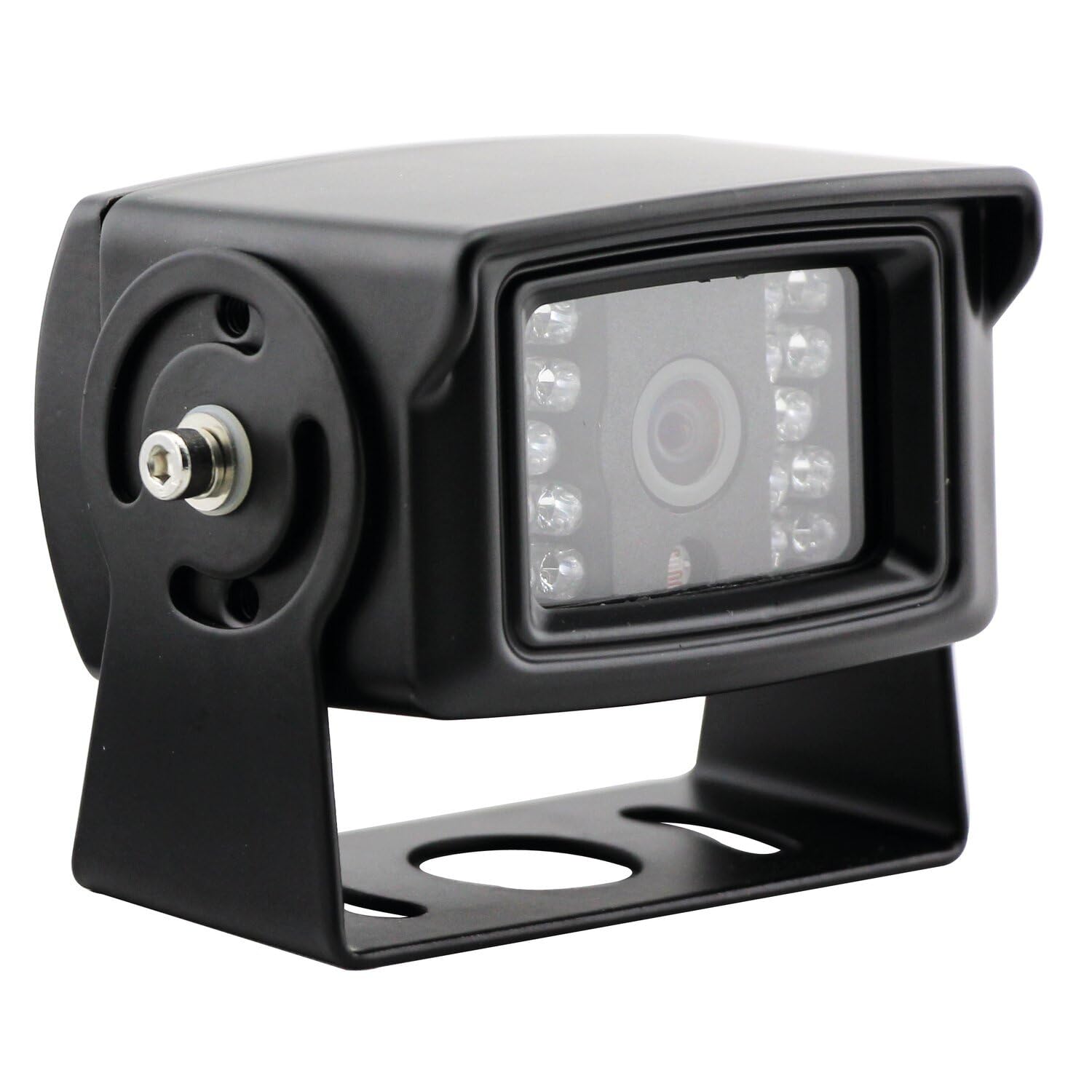 EQUINOXE Caméra de recul Filaire 18 LEDs Noire