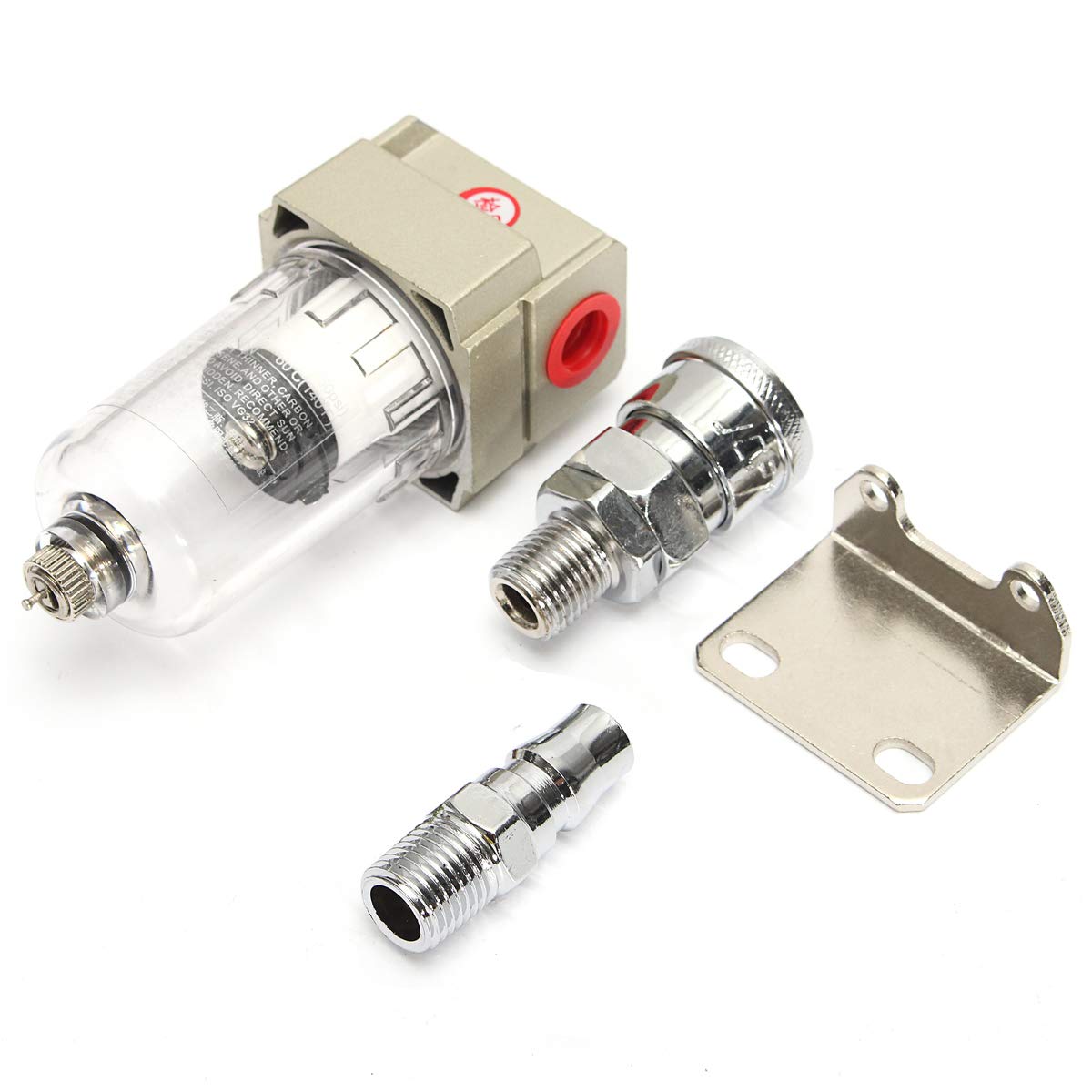 AF2000-02 Filtre à Air à Particules De 6,35 Mm Pour Séchoir à Air Déshydratant Compresseur Eau Eau Piège à Air élimine La Saleté, L'huile, L' Eau