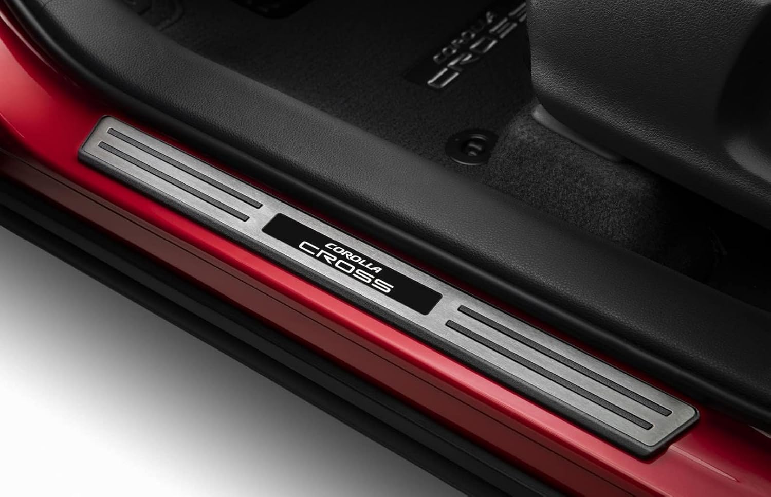 Toyota Genuine Corolla Cross Stainless Door Sill Guards/Protectors (Set of 4) PT413-16220