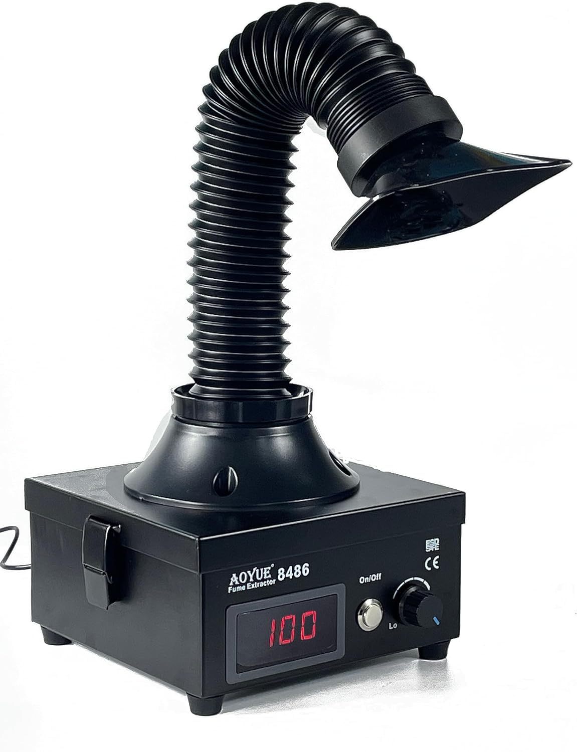 AOYUE 8486 Extractor de humo de soldadura Eliminación de humo de soldadura Diseñado para un rendimiento óptimo en banco