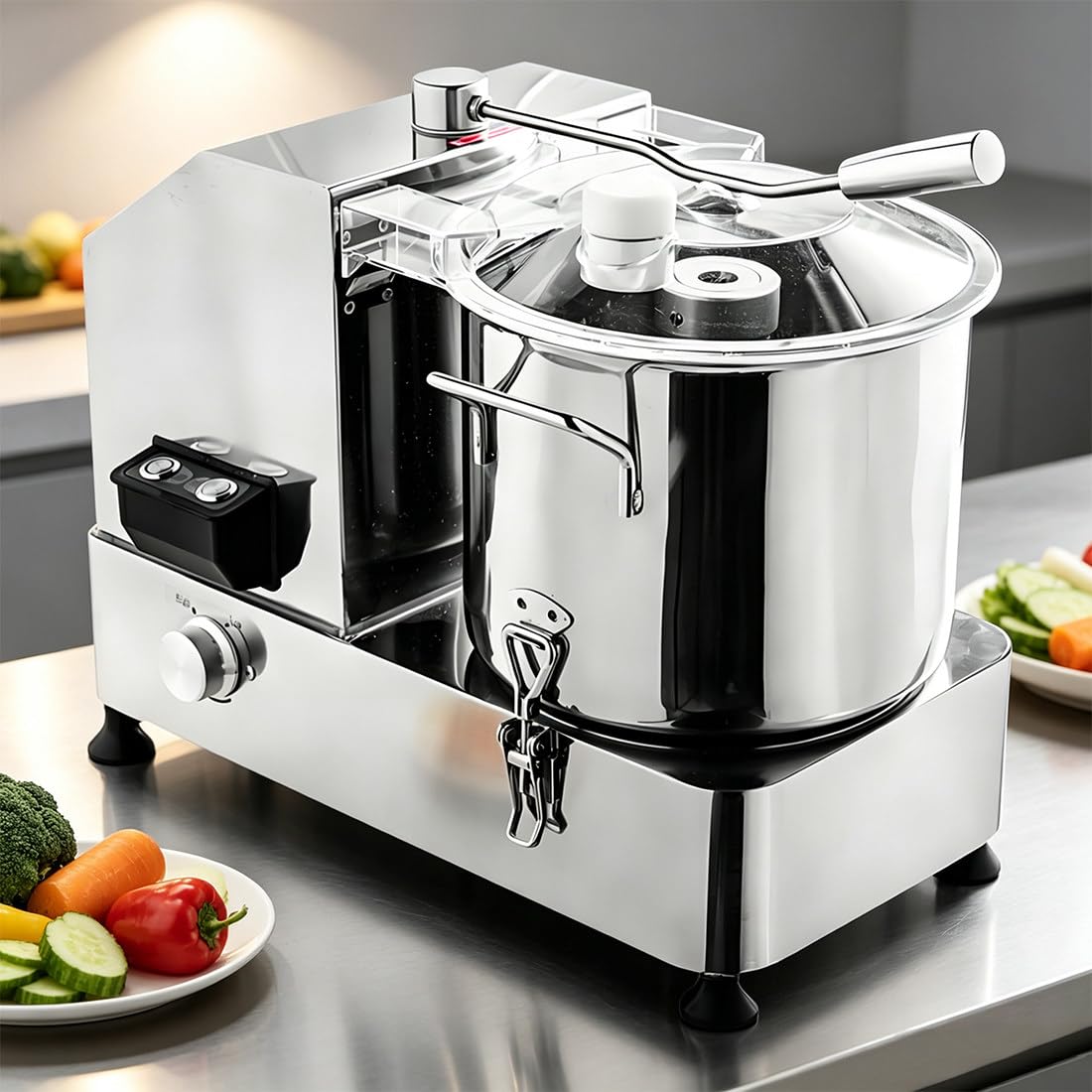 Máquina De Cocina Versátil para Picar, Moler Y Mezclar 6L