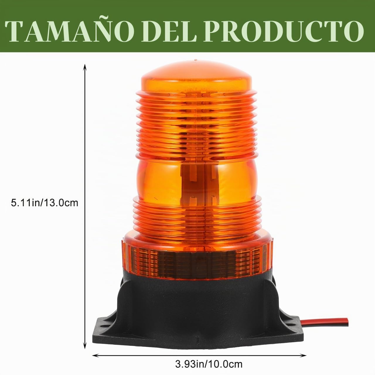 Ciieeo Luz Estroboscópica Led Para Carretilla Elevadora Y Vehículos De Ingeniería 10-80V Luz De Seguridad Intermitente De Advertencia Para Emergencias