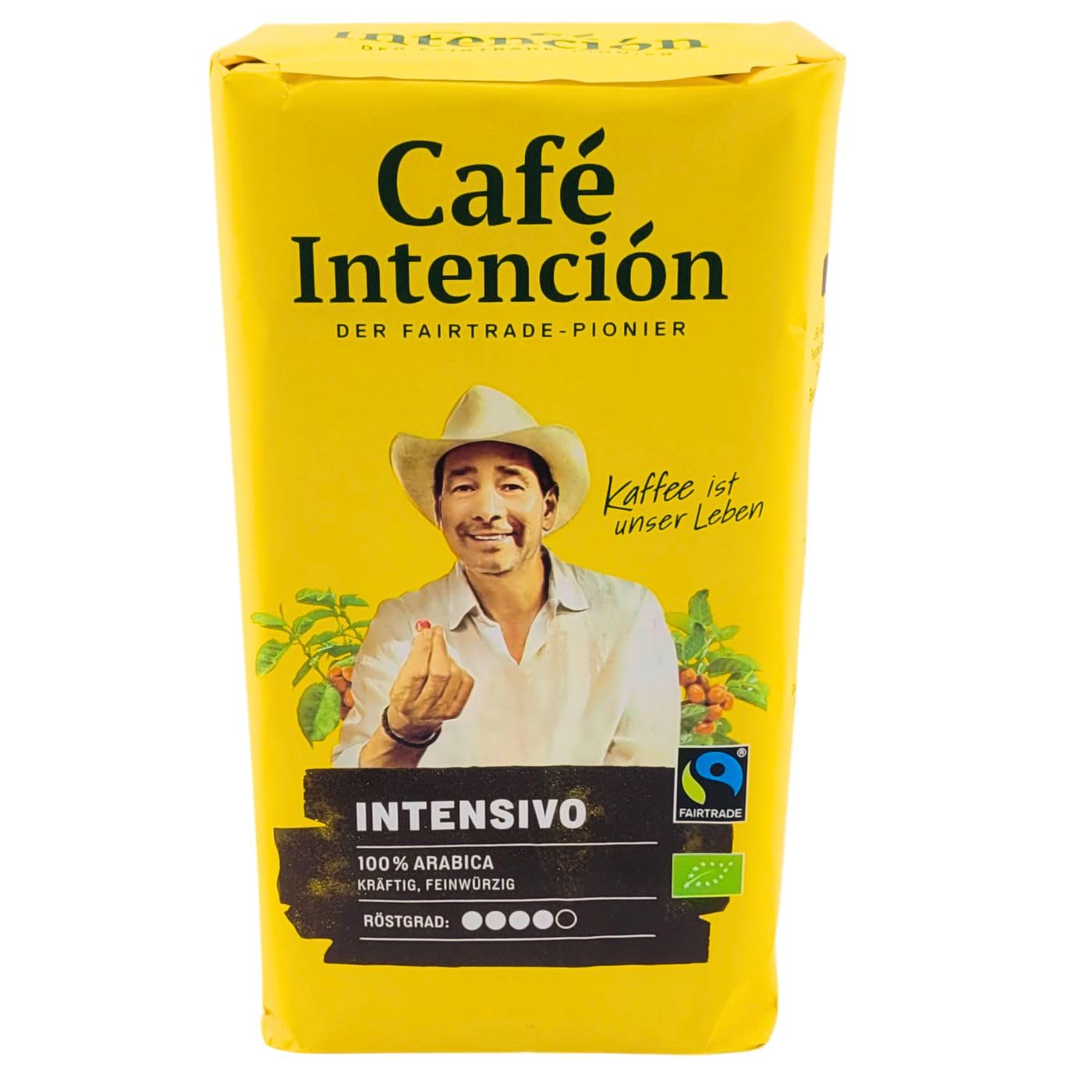 Café Intención ecológico Fuerte BIO 500 g mielony