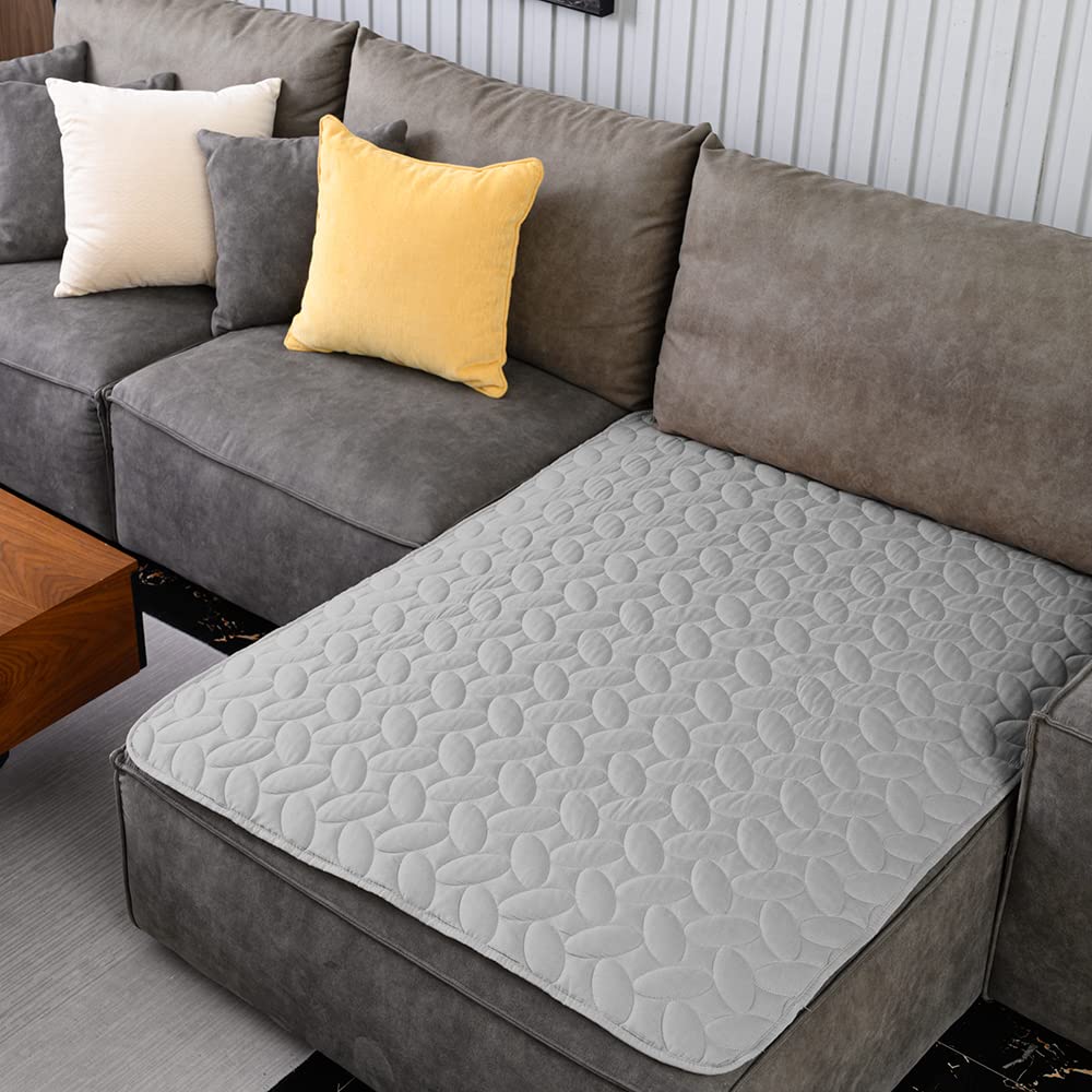 Ameritex Pet Bed Cover Dog Bed Blanket for Sofa and Furniture Waterproof New Pattern Design (40x50 Inch, Light Grey) — image 1