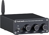 Vista 1 de Fosi Audio BT20A - Amplificador estéreo Bluetooth, amplificadores de componentes de audio para el hogar de 2 canales para altavoces pasivos, mini